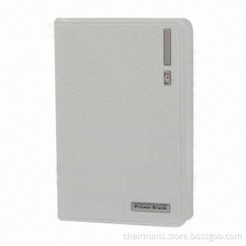 Dual-USB Ports Power Bank, 30,000mAh Capacity, Frosted, Wallet Style Design